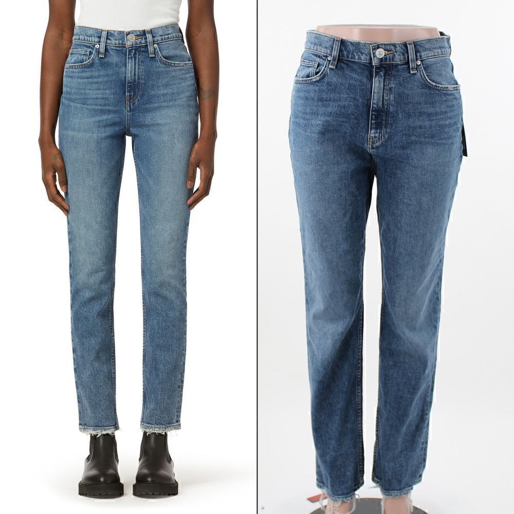 Hudson Jeans Holly High-Rise Straight-Leg J Golden Days